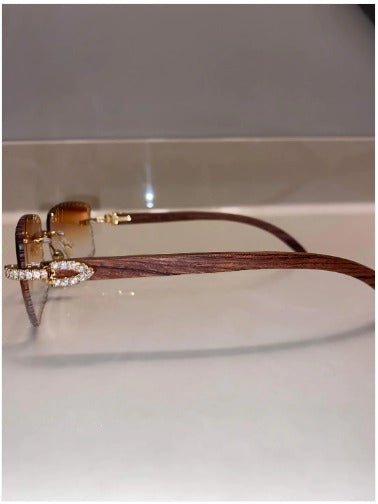 Made to order: Iced out moissanite Sunglasses