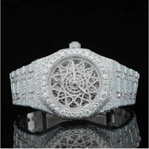 Unique Moissanite Watch and Automatic Antique Limited Edition Watch