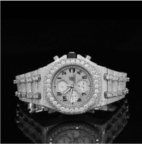 Fabulous Automatic Moissanite Diamond Iced Out Wrist Watch For Men