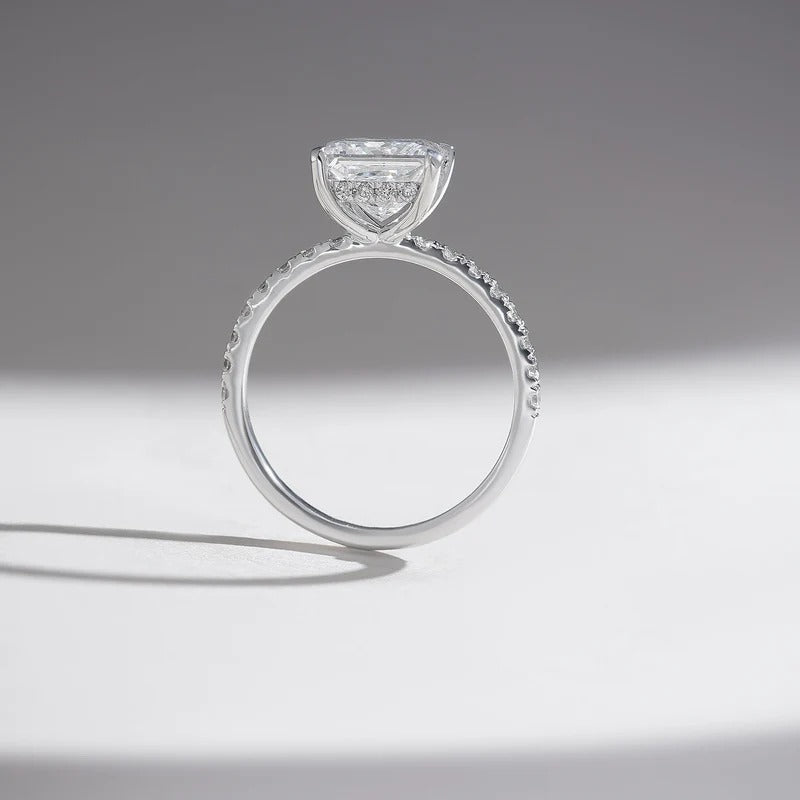 Classy Jewels Radiant Glory 2 Ct Princess Solitaire Ring