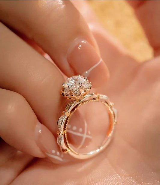 Classy Jewels Sweetheart Shine Round 1 Ct Solitaire Ring