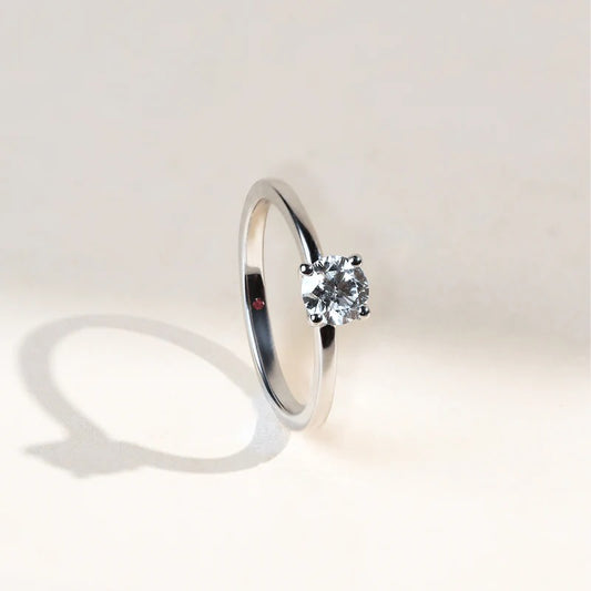 Classy Jewels Simply Diamond 0.5 Ct Solitaire Promise Ring