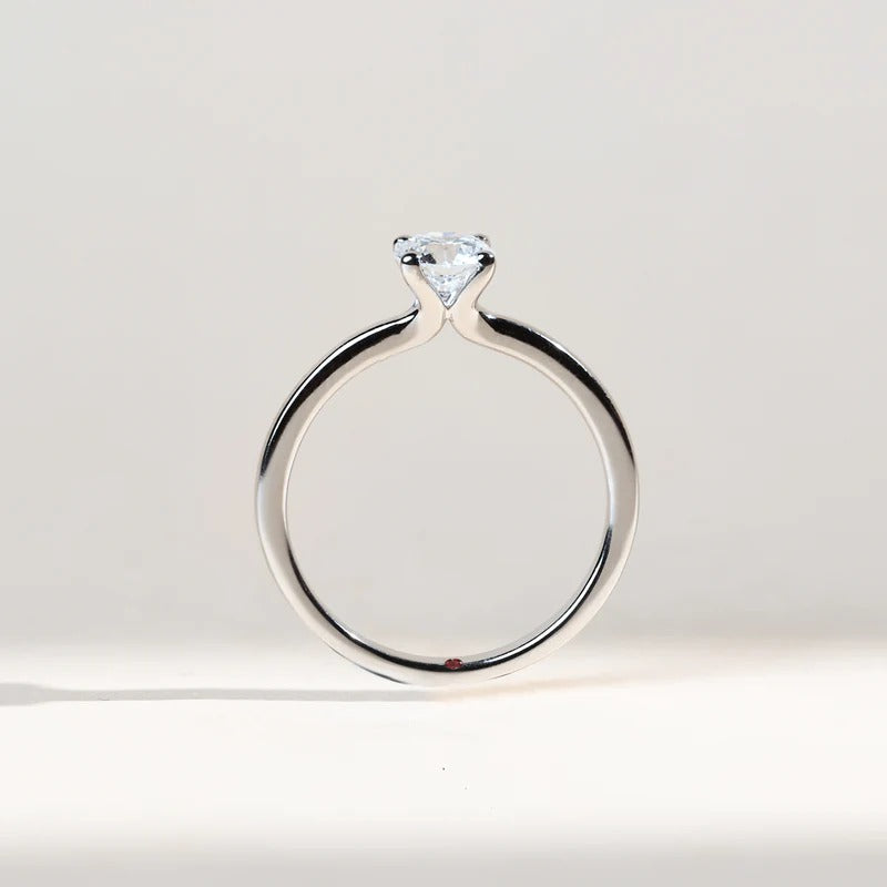 Classy Jewels Simply Diamond 0.5 Ct Solitaire Promise Ring