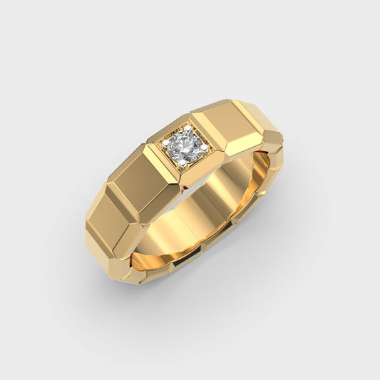 Classy Jewels Courage Gives Hope Diamond Band For Men