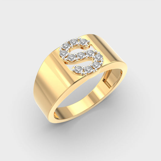 Classy Jewels Emperor Signet Men’s Diamond Ring