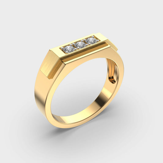 Classy Jewels Element Arc Diamond Ring For Men