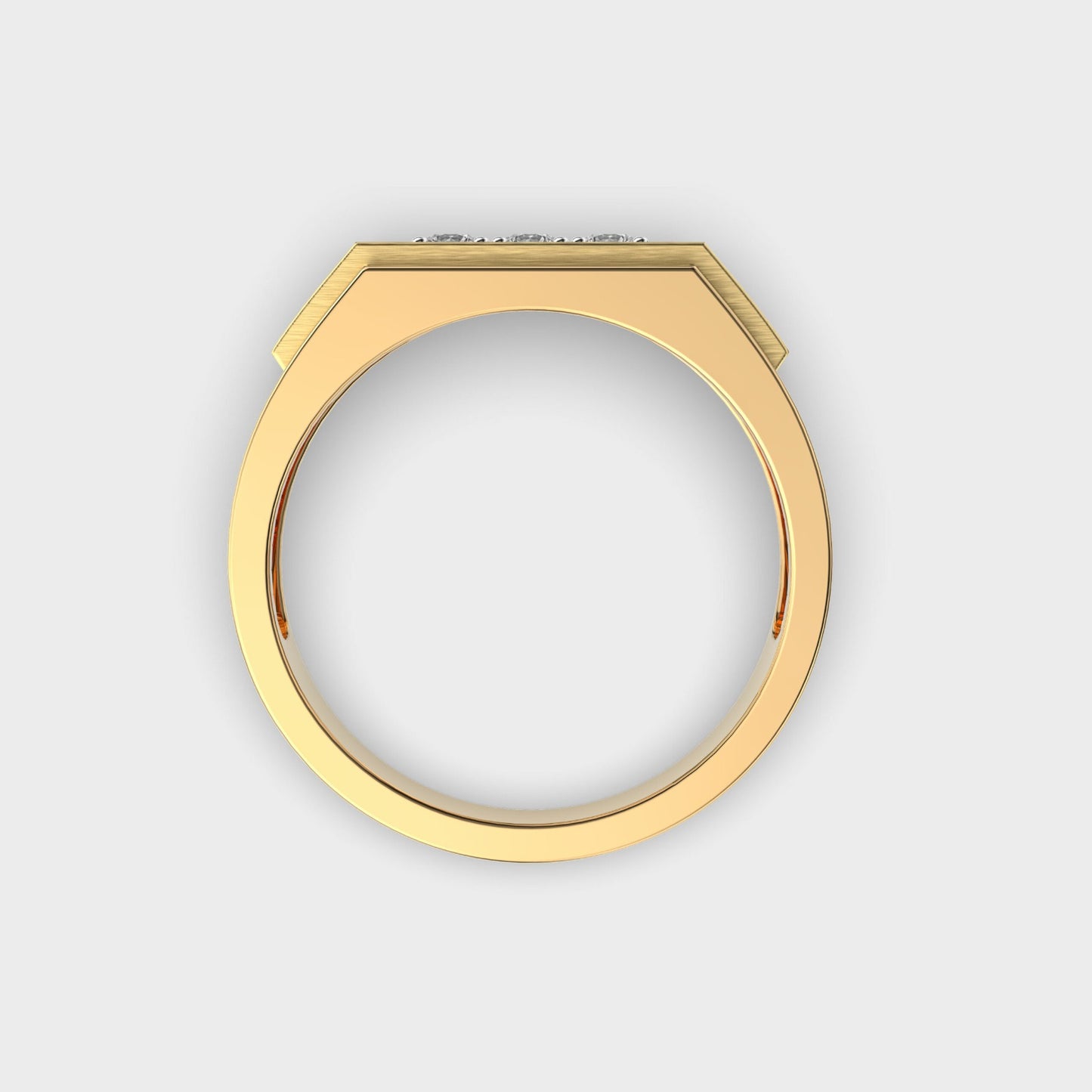 Classy Jewels Element Arc Diamond Ring For Men