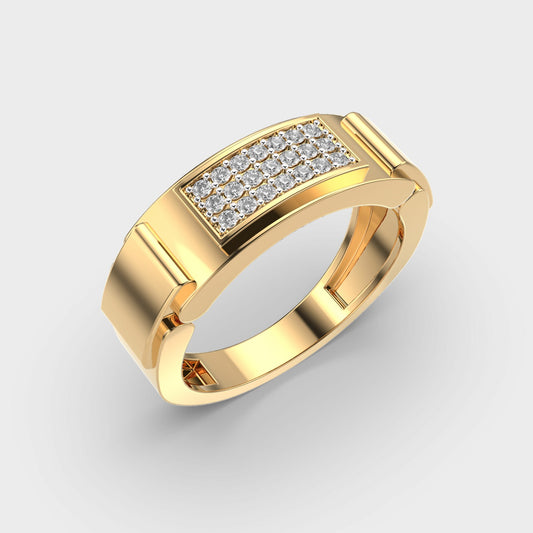 Classy Jewels Sovereign Star Diamond Ring For Men