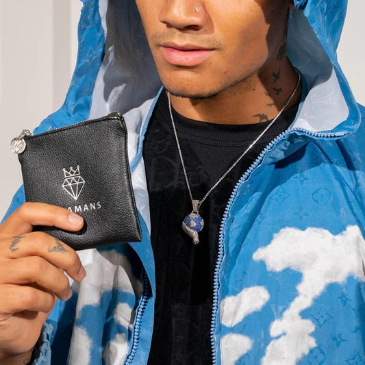 Classy Jewels World In Your Hands Moissanite Pendant - 925 Silver - D Colour - VVS1