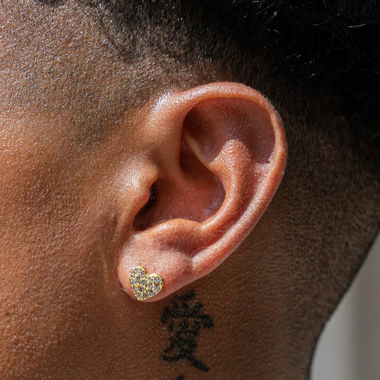 Classy Jewels Heart Earrings - Vermeil