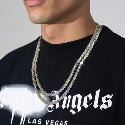 3mm Moissanite Tennis Chain - 18k Vermeil - D Colour - VVS1