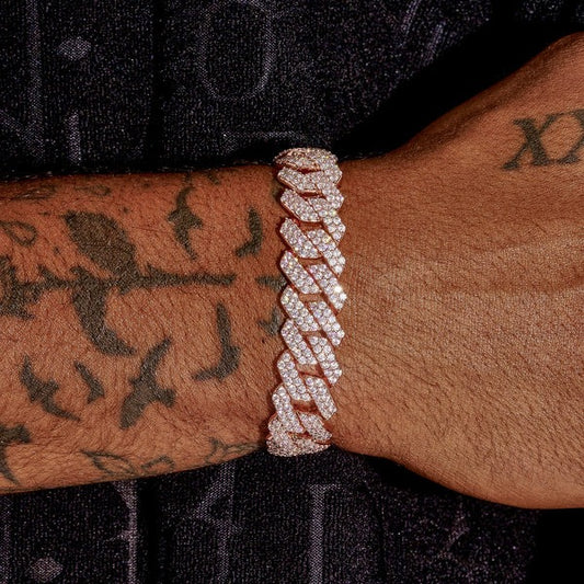 14mm Monaco Bracelet - Rose Gold