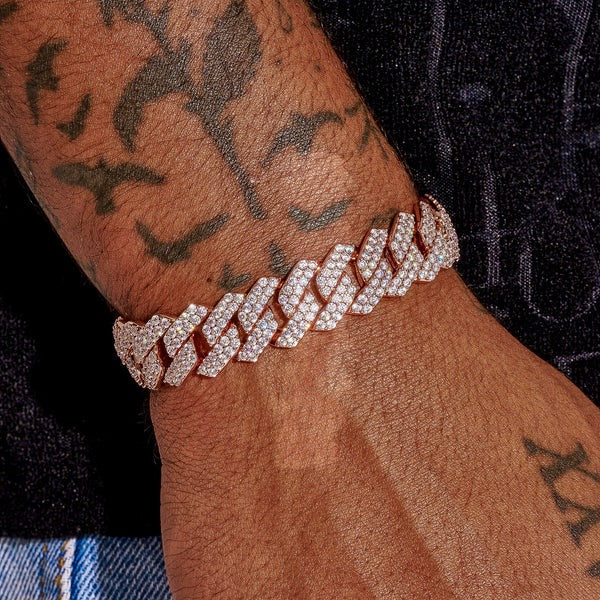 14mm Monaco Bracelet - Rose Gold