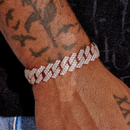 14mm Monaco Bracelet - Rose Gold