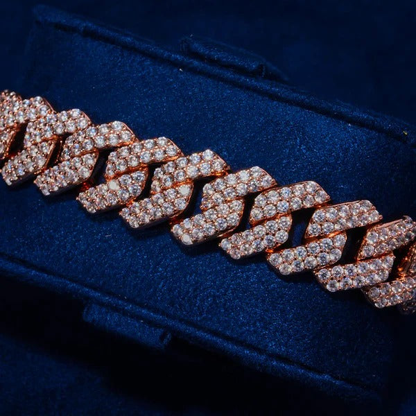 14mm Monaco Bracelet - Rose Gold