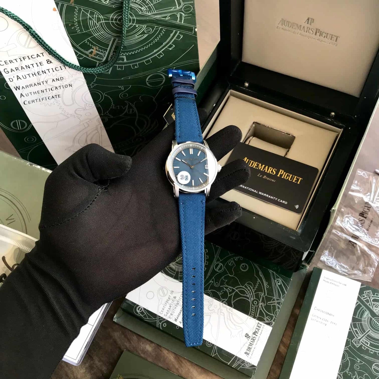 Audemars Piguet Code 11.59 Swiss ETA Movement Blue Men’s Watch