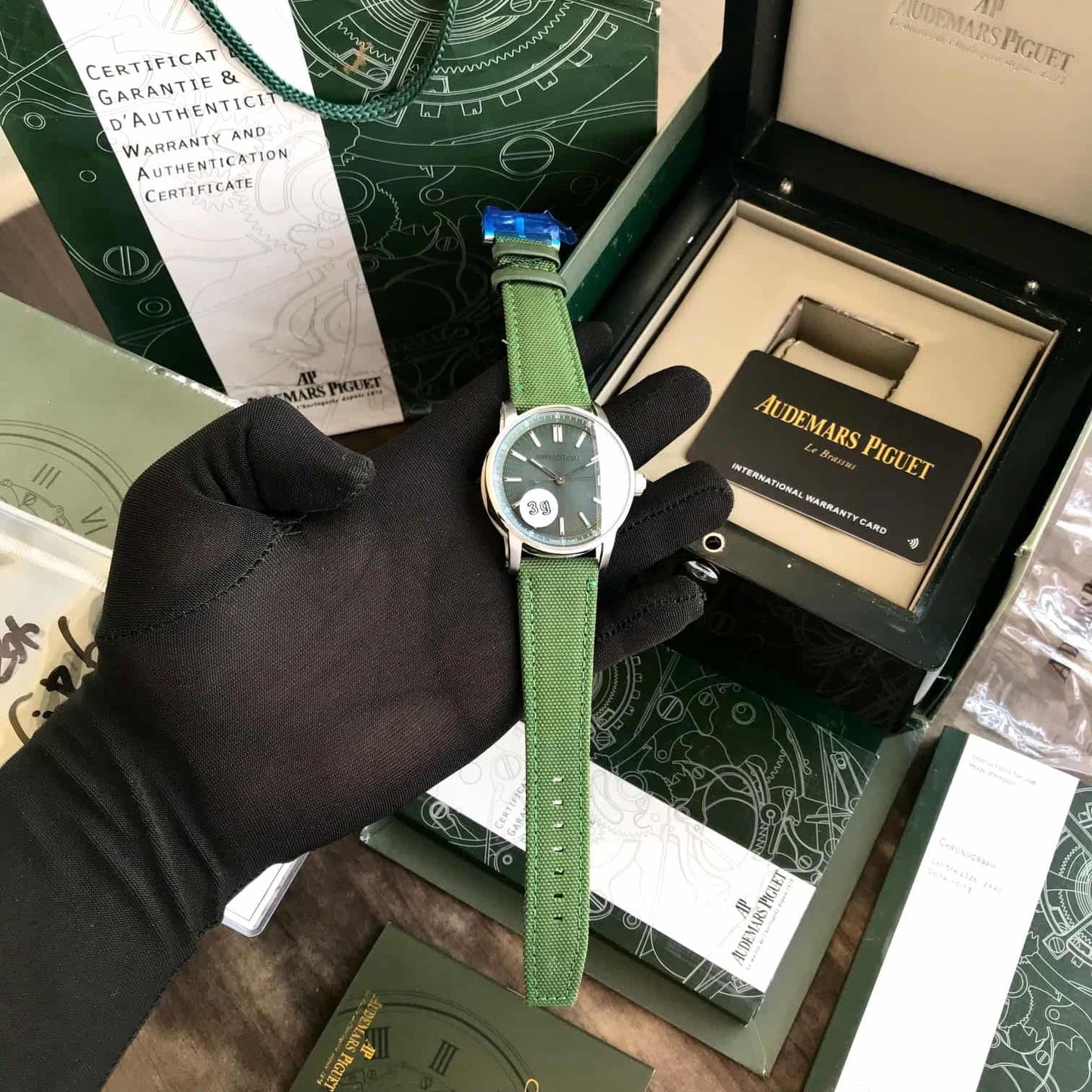 Audemars Piguet Code 11.59 Swiss ETA Movement Green Men’s Watch