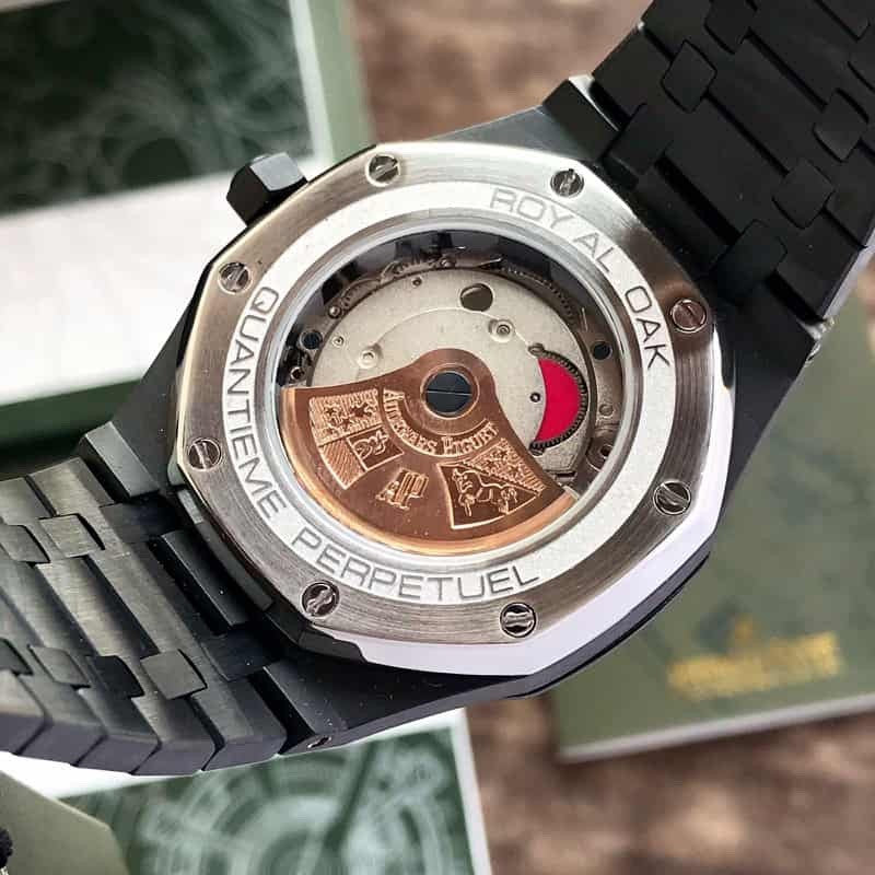 Audemars Piguet Perpetual Calendar Open Worked Full Black Automatic Mens Watch