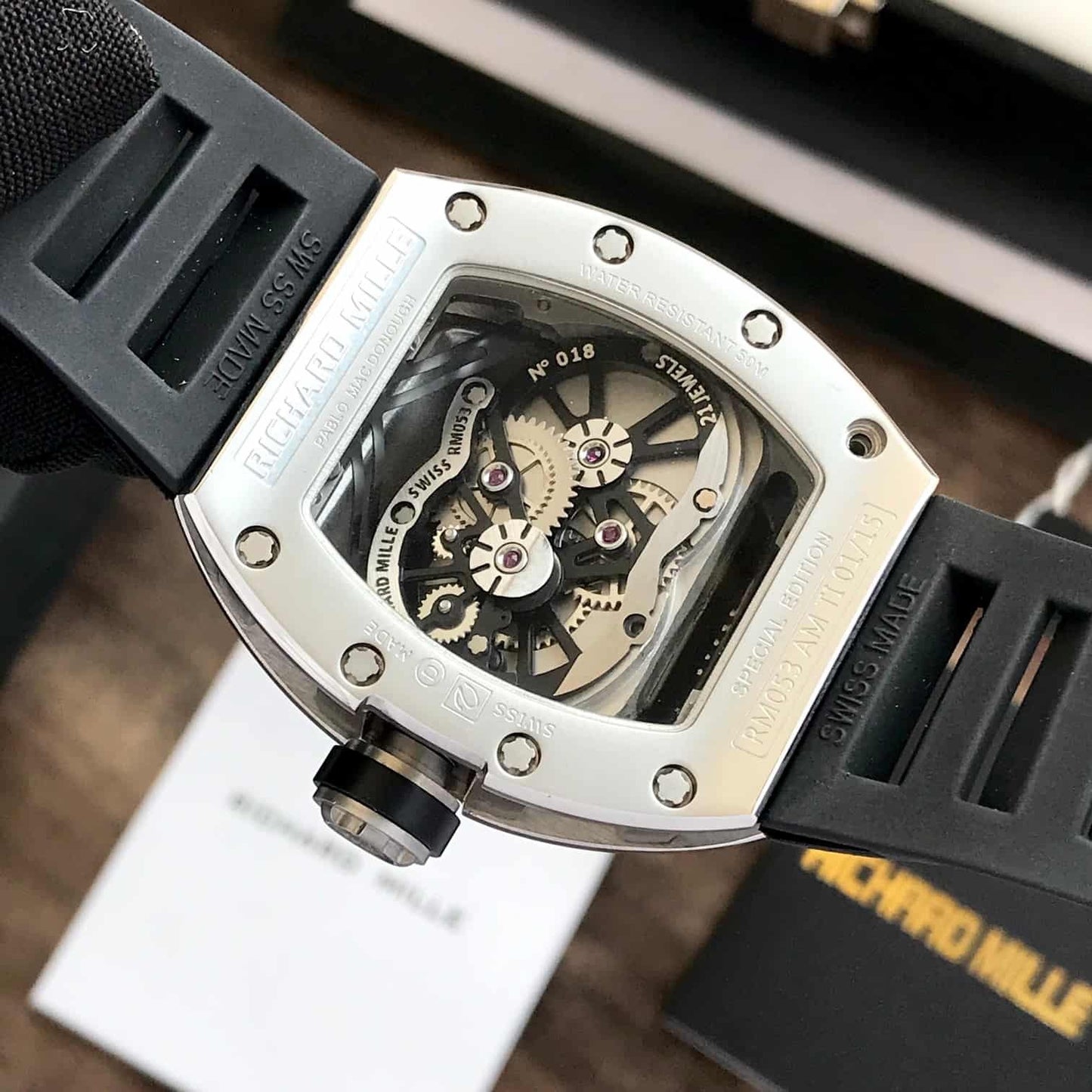 Richard Mille Premium Tourbillion Swiss Made Chronograph’s Men’s Watch