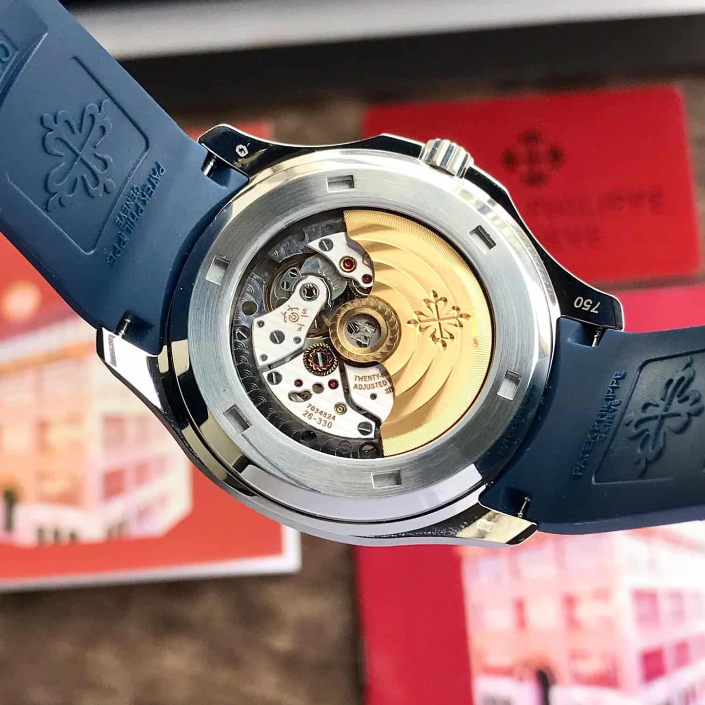 Patek Philippe 5168G Aquanaut Silver Blue Swiss ETA Premium’s Mens Watch