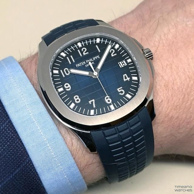 Patek Philippe 5168G Aquanaut Silver Blue Swiss ETA Premium’s Mens Watch
