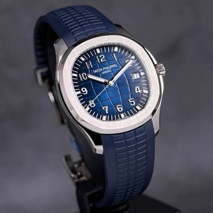Patek Philippe 5168G Aquanaut Silver Blue Swiss ETA Premium’s Mens Watch