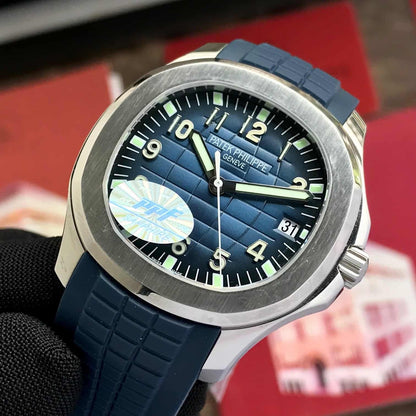 Patek Philippe 5168G Aquanaut Silver Blue Swiss ETA Premium’s Mens Watch