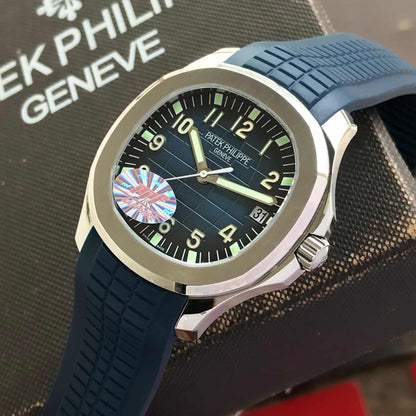 Patek Philippe 5168G Aquanaut Silver Blue Swiss ETA Premium’s Mens Watch