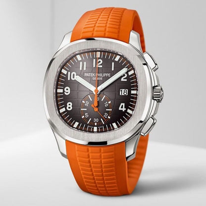 Patek Philippe Aquanaut Chronograph 5968A Orange Strap Automatic Men’s Watch