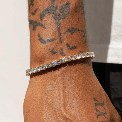 Classy Jewels  5mm IGI Diamond Tennis Bracelet - 18.5ctw - VVS1 - Gold