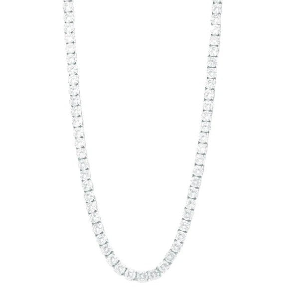 Classy Jewels  6mm IGI Lab grown Diamond Tennis Chain - 63.2ctw - VVS1 - White Gold