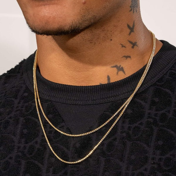 Classy Jewels   Moissanite Micro Tennis Chain - 18k Vermeil - D Colour - VVS1