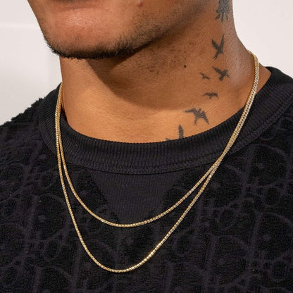 Classy Jewels   Moissanite Micro Tennis Chain - 18k Vermeil - D Colour - VVS1