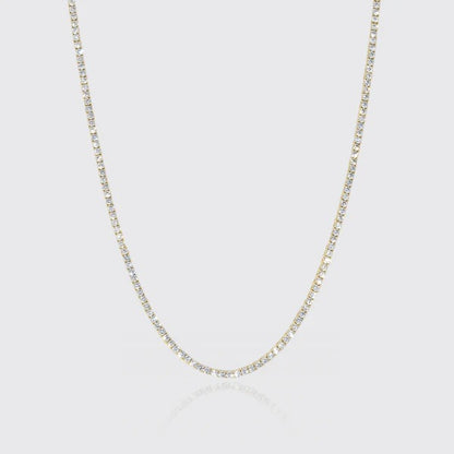 Classy Jewels 3mm Tennis Chain - Gold