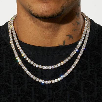 Classy Jewels 5mm Tennis Chain - Gold