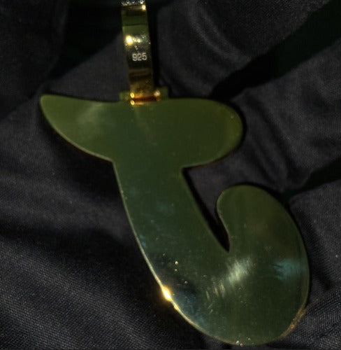 Emerald cut VVS1 Moissanite Layered Letter Pendant, Iced out Chunky Pendant, Custom Alphabet/Letter, 925 Sterling Silver/10k, Hip Hop Pendant