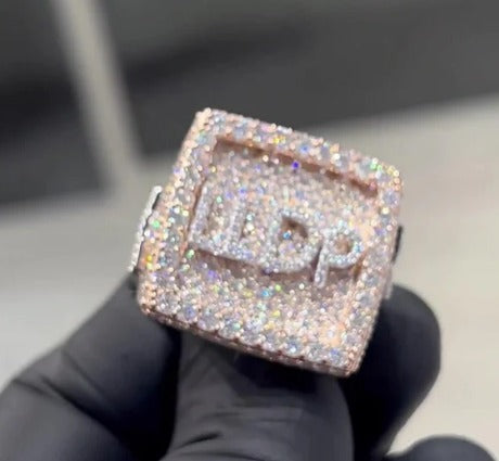 Iced Out Rings for Men, VVS Clarity Cubic Zircon / Moissanite Championship Rings, Statement Rings, Custom Ring, Hip Hop Jewelry Gift