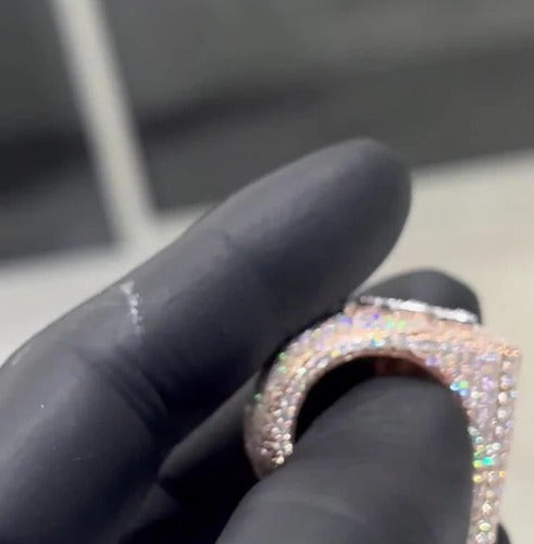 Iced Out Rings for Men, VVS Clarity Cubic Zircon / Moissanite Championship Rings, Statement Rings, Custom Ring, Hip Hop Jewelry Gift