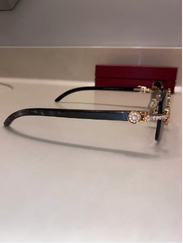 Iced out Cross glasses