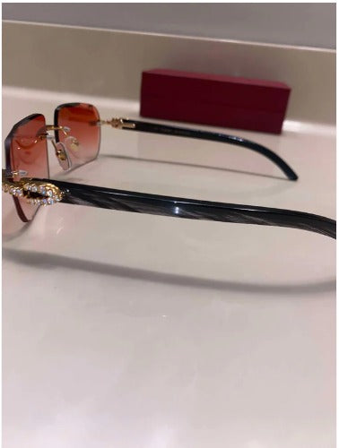 Iced out moissanite Sunglasses