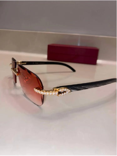 Iced out moissanite Sunglasses