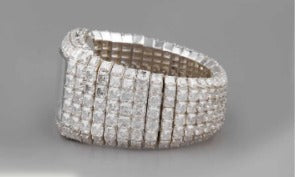 Imperial Precision Lab-Grown Diamond Watch Fully Iced-Out Timepiece with Baguette and Princess Cut Stones for Unmatched Brilliance