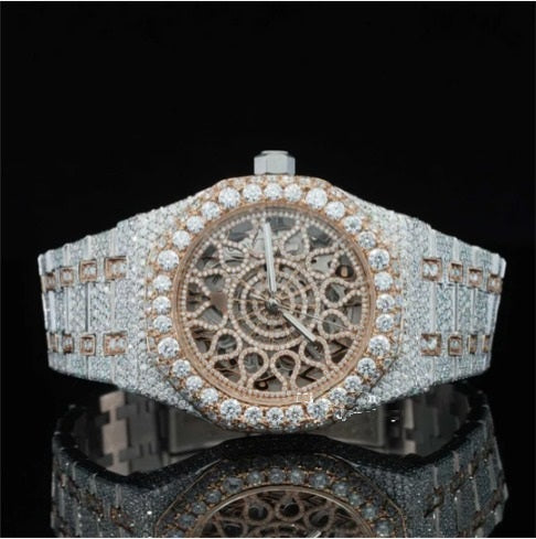 Unique Moissanite Watch and Automatic Antique Limited Edition Watch