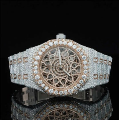 Unique Moissanite Watch and Automatic Antique Limited Edition Watch