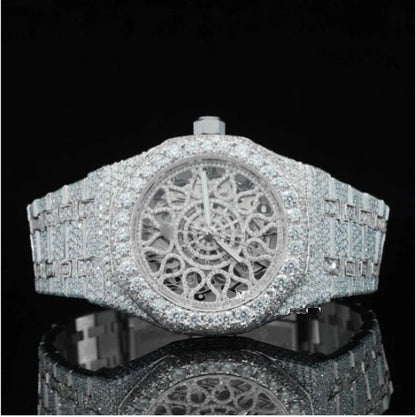 Unique Moissanite Watch and Automatic Antique Limited Edition Watch