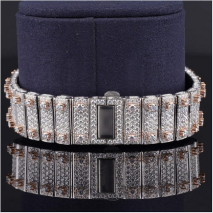 Unique Moissanite Watch Iced Out And Fully Automatic