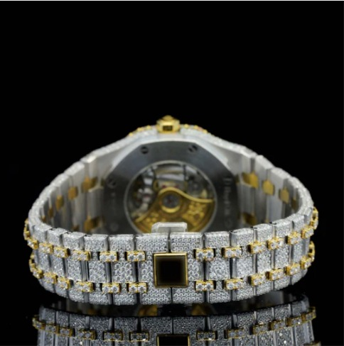 Elegant Look Arabian Style Fully Automatic Moissanite Watch