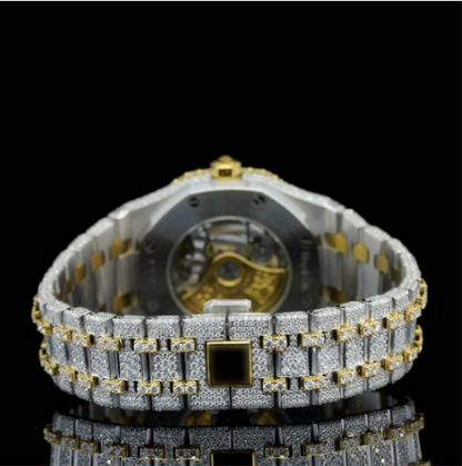 Elegant Look Arabian Style Fully Automatic Moissanite Watch