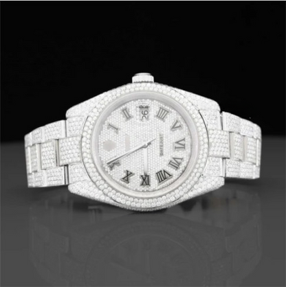 Stylish Full Body Iced Out Moissanite Watch For Men