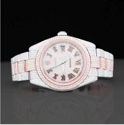 Stylish Full Body Iced Out Moissanite Watch For Men